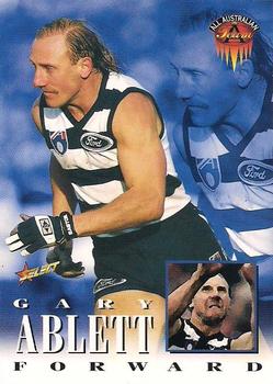 1996 Select AFL #241 Gary Ablett Sr. Front